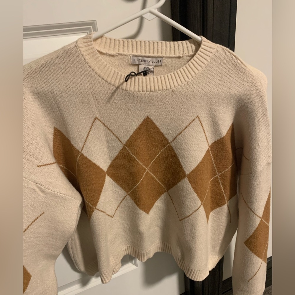 Knit Crop Sweater NEW